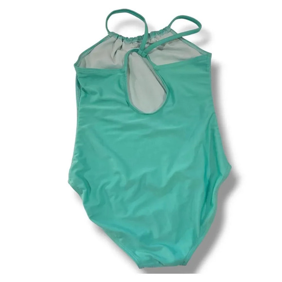 Roatan girls blue mermaid print one piece Swimsuit - xl - Picture 6 of 8